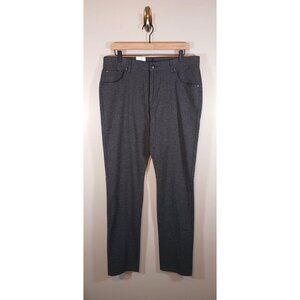 Johnnie O Stretch‎ Pants Flannel 5 Pocket Jean Gray Men's Size 34x34 NWT